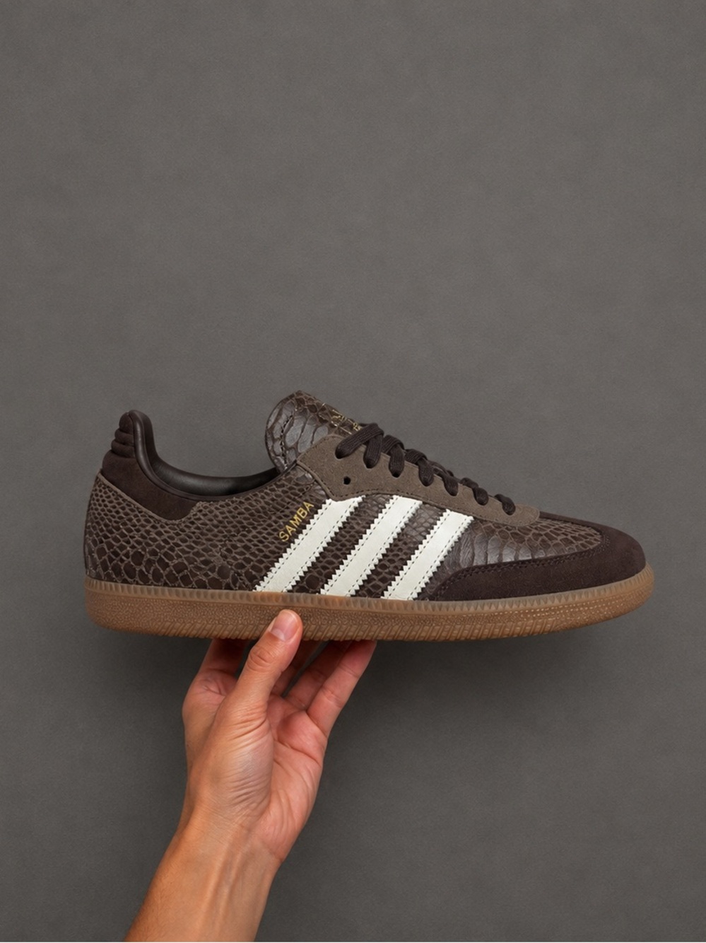 ADIDAS SAMBA BROWN CROC MULTIPLE MEN WOMEN KIDS SIZES BRAND NEW WITH BOX